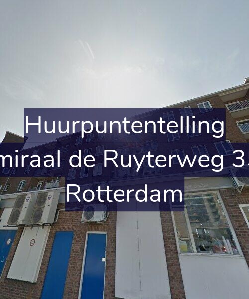 Foto gevel Huurpuntentelling voor Admiraal de Ruyterweg 35-B, Rotterdam