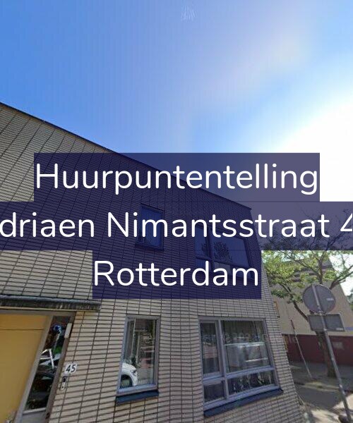 Foto gevel Huurpuntentelling voor Adriaen Nimantsstraat 45, Rotterdam