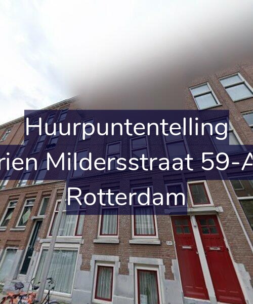 Foto gevel Huurpuntentelling voor Adrien Mildersstraat 59-A01, Rotterdam