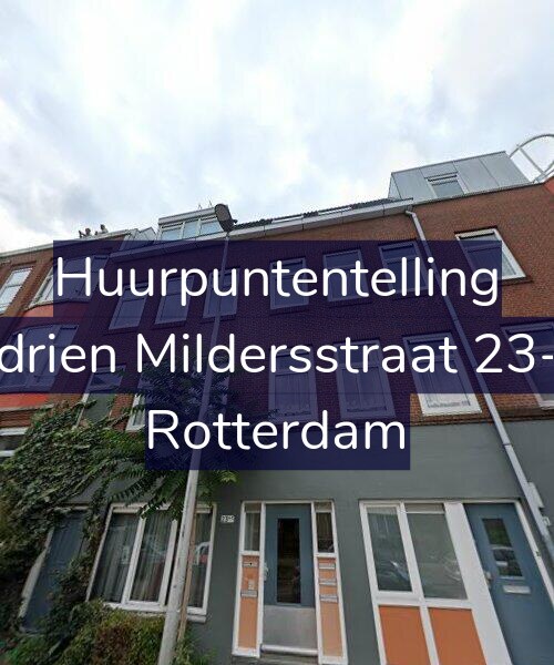 Foto gevel Huurpuntentelling voor Adrien Mildersstraat 23-B, Rotterdam
