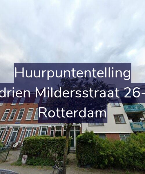 Foto gevel Huurpuntentelling voor Adrien Mildersstraat 26-A, Rotterdam