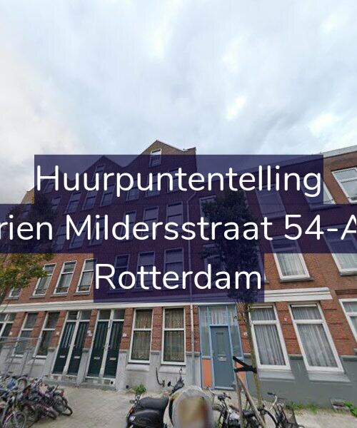 Foto gevel Huurpuntentelling voor Adrien Mildersstraat 54-A03, Rotterdam