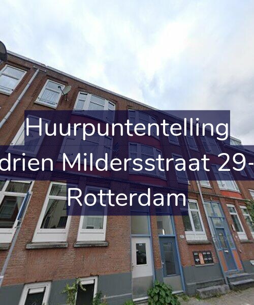 Foto gevel Huurpuntentelling voor Adrien Mildersstraat 29-C, Rotterdam