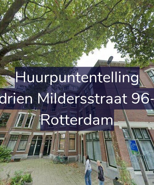 Foto gevel Huurpuntentelling voor Adrien Mildersstraat 96-B, Rotterdam