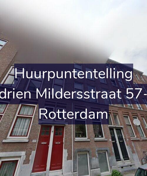 Foto gevel Huurpuntentelling voor Adrien Mildersstraat 57-B, Rotterdam