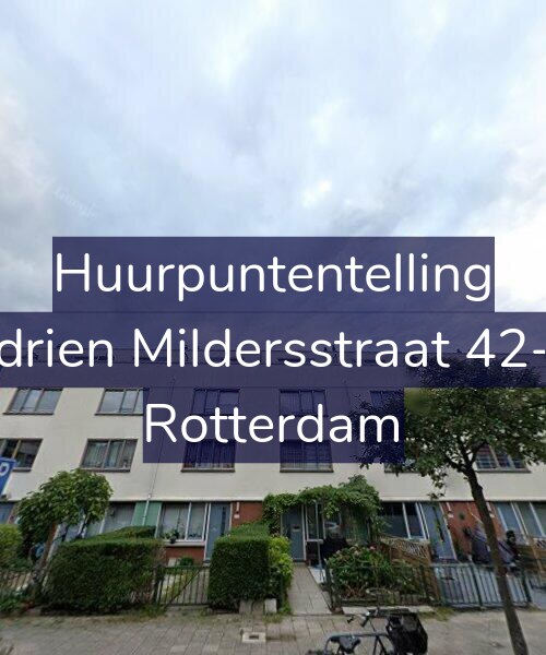 Foto gevel Huurpuntentelling voor Adrien Mildersstraat 42-A, Rotterdam