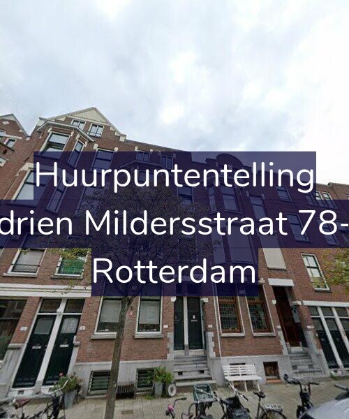 Foto gevel Huurpuntentelling voor Adrien Mildersstraat 78-A, Rotterdam