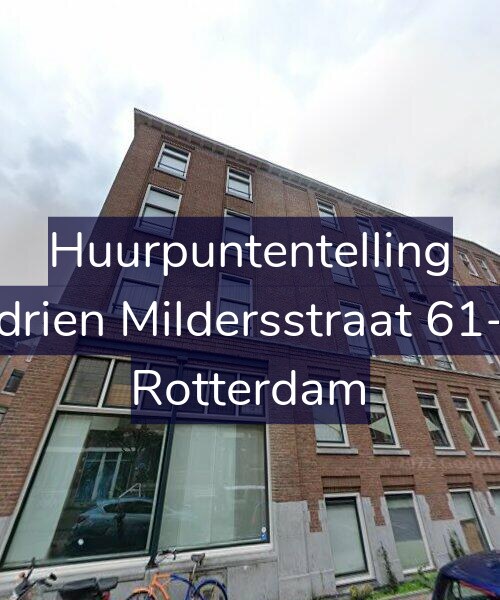 Foto gevel Huurpuntentelling voor Adrien Mildersstraat 61-A, Rotterdam