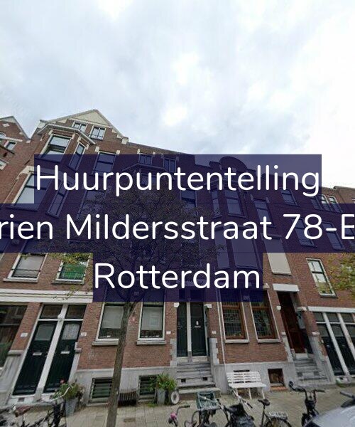 Foto gevel Huurpuntentelling voor Adrien Mildersstraat 78-B01, Rotterdam