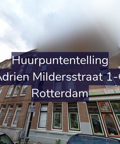Foto gevel Huurpuntentelling voor Adrien Mildersstraat 1-C, Rotterdam