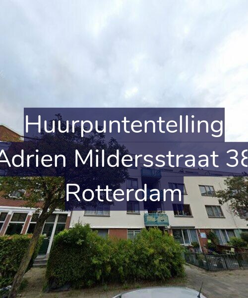 Foto gevel Huurpuntentelling voor Adrien Mildersstraat 38, Rotterdam