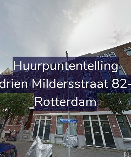 Foto gevel Huurpuntentelling voor Adrien Mildersstraat 82-C, Rotterdam