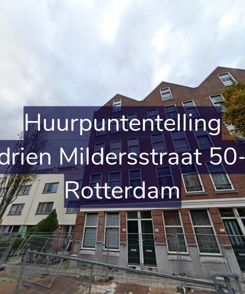 Foto gevel Huurpuntentelling voor Adrien Mildersstraat 50-A, Rotterdam