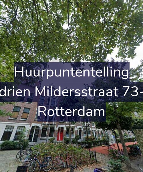 Foto gevel Huurpuntentelling voor Adrien Mildersstraat 73-B, Rotterdam
