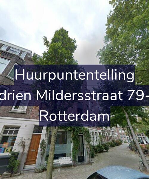 Foto gevel Huurpuntentelling voor Adrien Mildersstraat 79-A, Rotterdam
