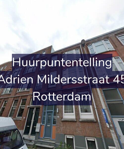 Foto gevel Huurpuntentelling voor Adrien Mildersstraat 45, Rotterdam