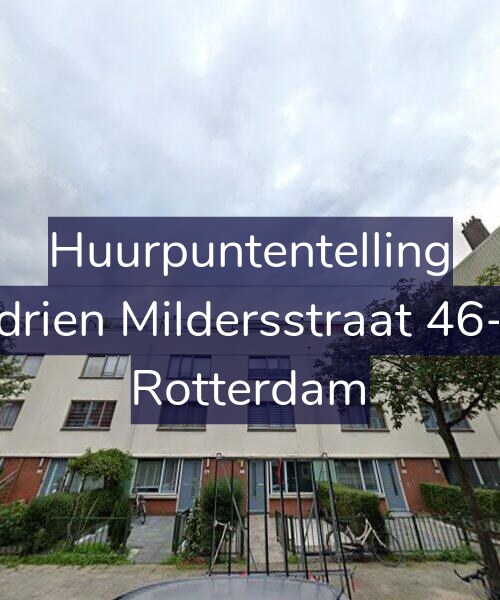 Foto gevel Huurpuntentelling voor Adrien Mildersstraat 46-A, Rotterdam