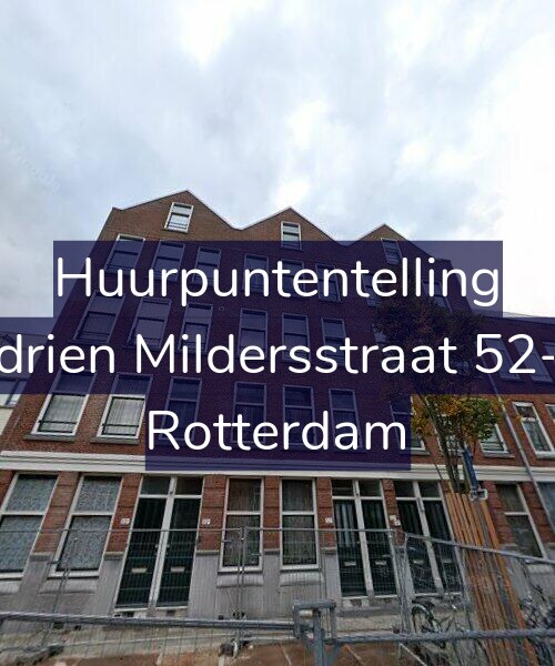 Foto gevel Huurpuntentelling voor Adrien Mildersstraat 52-A, Rotterdam