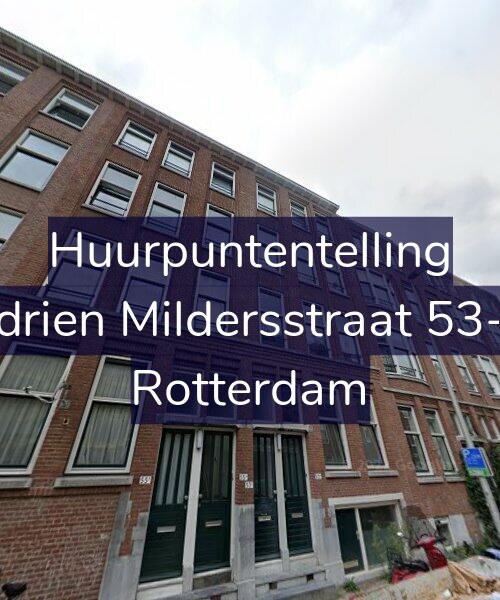 Foto gevel Huurpuntentelling voor Adrien Mildersstraat 53-A, Rotterdam