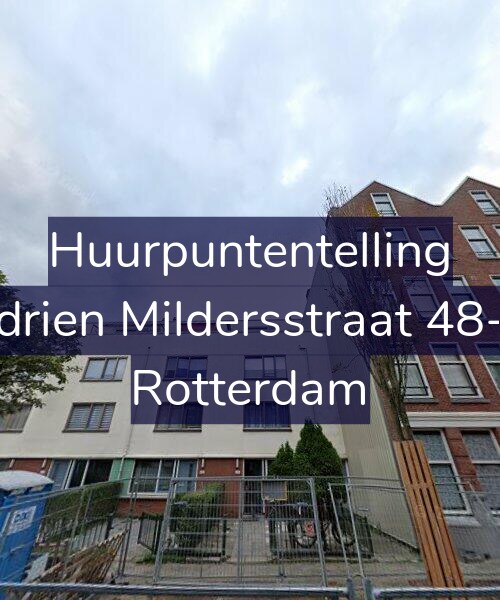 Foto gevel Huurpuntentelling voor Adrien Mildersstraat 48-A, Rotterdam