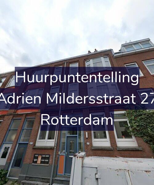 Foto gevel Huurpuntentelling voor Adrien Mildersstraat 27, Rotterdam