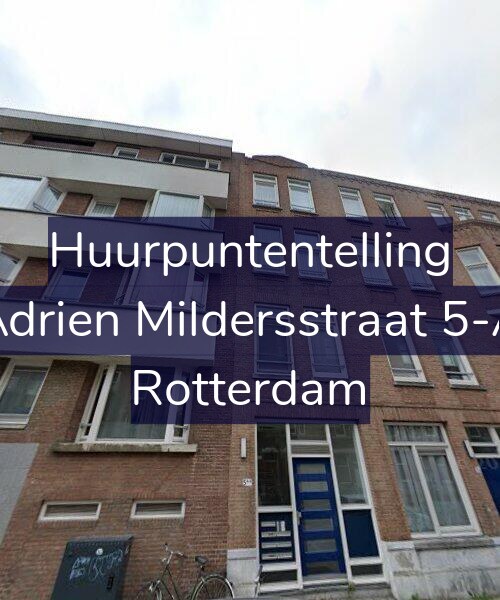 Foto gevel Huurpuntentelling voor Adrien Mildersstraat 5-A, Rotterdam