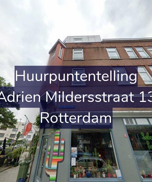 Foto gevel Huurpuntentelling voor Adrien Mildersstraat 13, Rotterdam