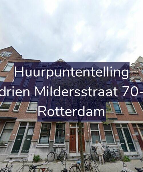 Foto gevel Huurpuntentelling voor Adrien Mildersstraat 70-A, Rotterdam