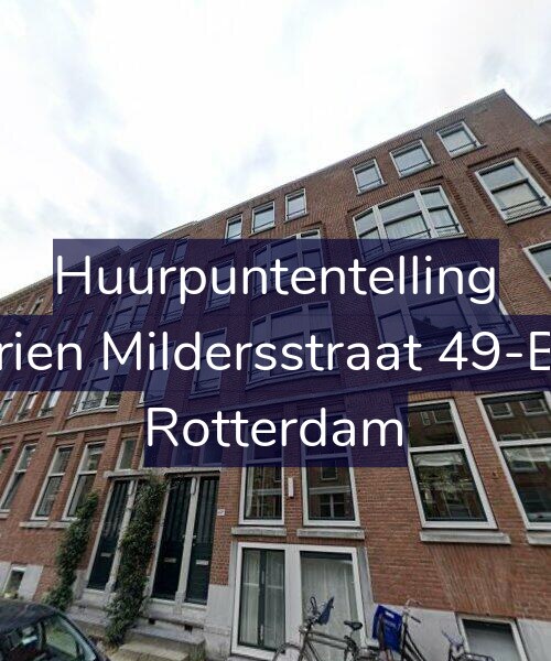Foto gevel Huurpuntentelling voor Adrien Mildersstraat 49-B01, Rotterdam