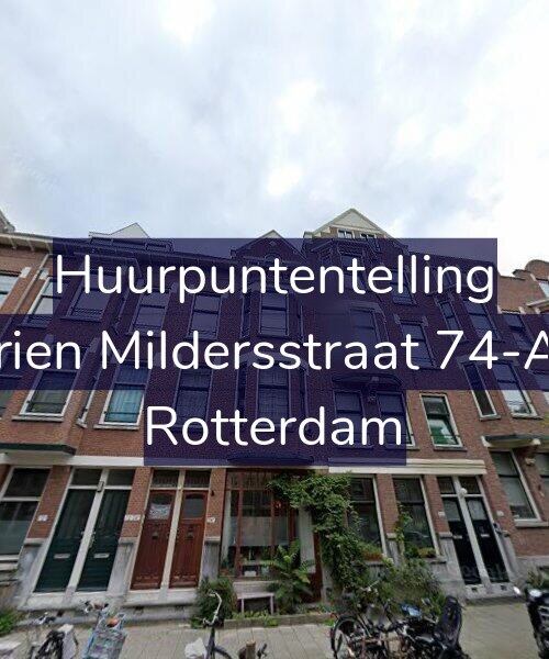Foto gevel Huurpuntentelling voor Adrien Mildersstraat 74-A02, Rotterdam