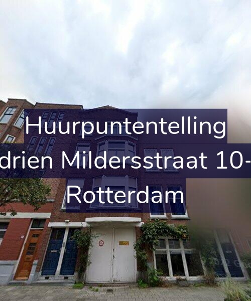 Foto gevel Huurpuntentelling voor Adrien Mildersstraat 10-B, Rotterdam