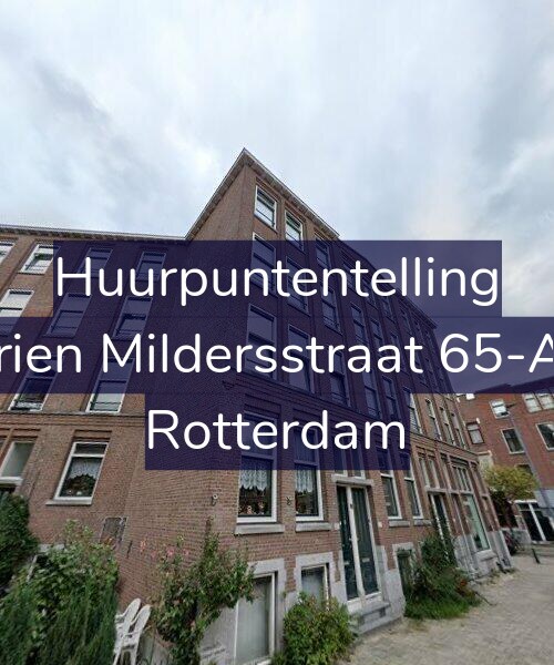 Foto gevel Huurpuntentelling voor Adrien Mildersstraat 65-A02, Rotterdam