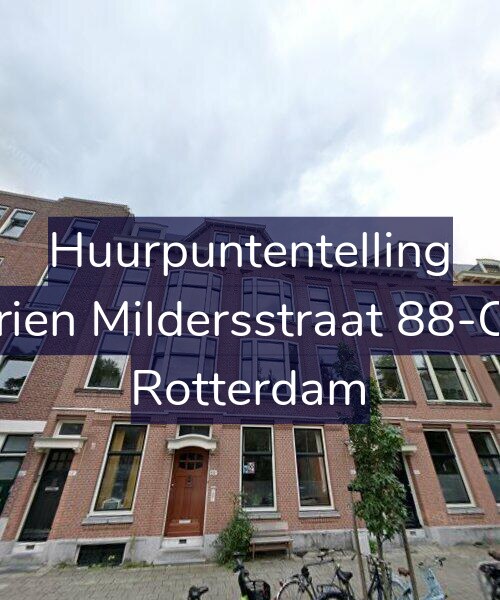 Foto gevel Huurpuntentelling voor Adrien Mildersstraat 88-C01, Rotterdam