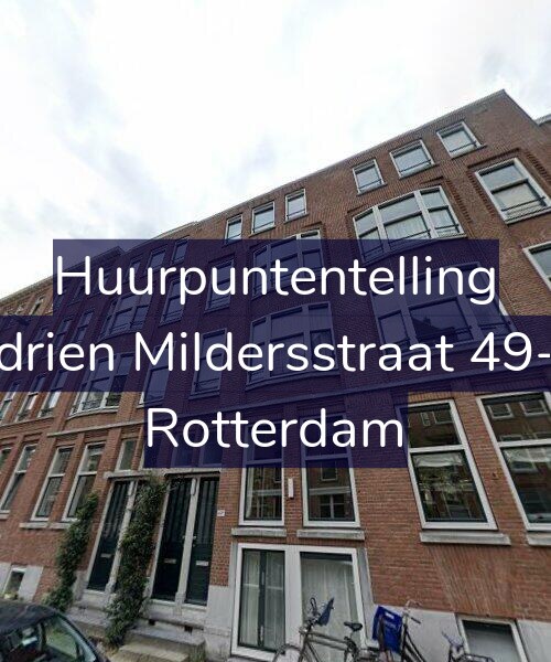 Foto gevel Huurpuntentelling voor Adrien Mildersstraat 49-A, Rotterdam