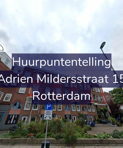 Foto gevel Huurpuntentelling voor Adrien Mildersstraat 15, Rotterdam