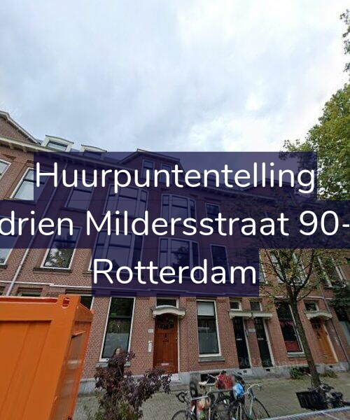 Foto gevel Huurpuntentelling voor Adrien Mildersstraat 90-B, Rotterdam
