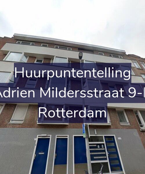 Foto gevel Huurpuntentelling voor Adrien Mildersstraat 9-B, Rotterdam