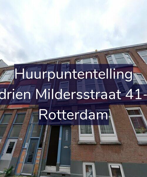 Foto gevel Huurpuntentelling voor Adrien Mildersstraat 41-A, Rotterdam