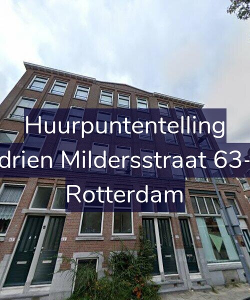 Foto gevel Huurpuntentelling voor Adrien Mildersstraat 63-B, Rotterdam