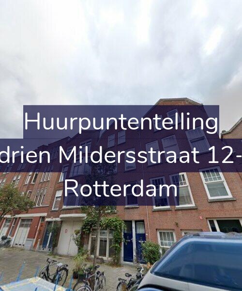 Foto gevel Huurpuntentelling voor Adrien Mildersstraat 12-A, Rotterdam