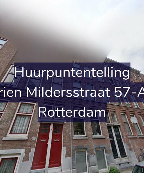 Foto gevel Huurpuntentelling voor Adrien Mildersstraat 57-A01, Rotterdam