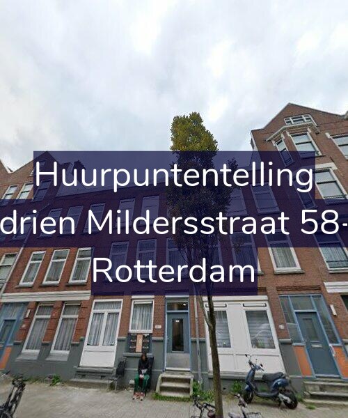 Foto gevel Huurpuntentelling voor Adrien Mildersstraat 58-E, Rotterdam