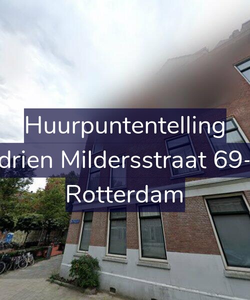 Foto gevel Huurpuntentelling voor Adrien Mildersstraat 69-C, Rotterdam
