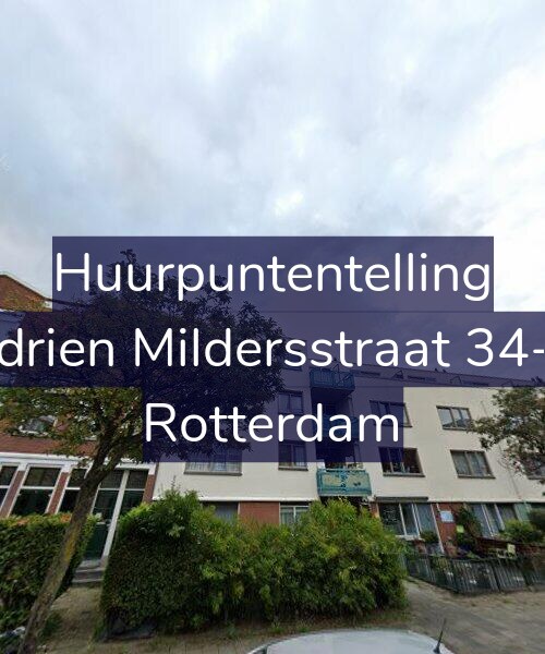 Foto gevel Huurpuntentelling voor Adrien Mildersstraat 34-B, Rotterdam