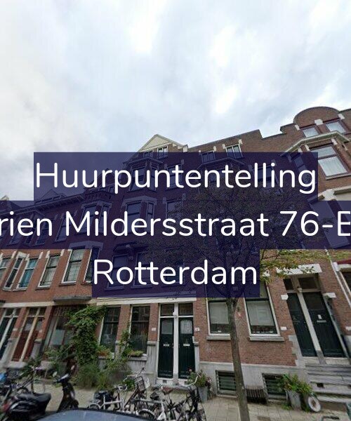 Foto gevel Huurpuntentelling voor Adrien Mildersstraat 76-B03, Rotterdam