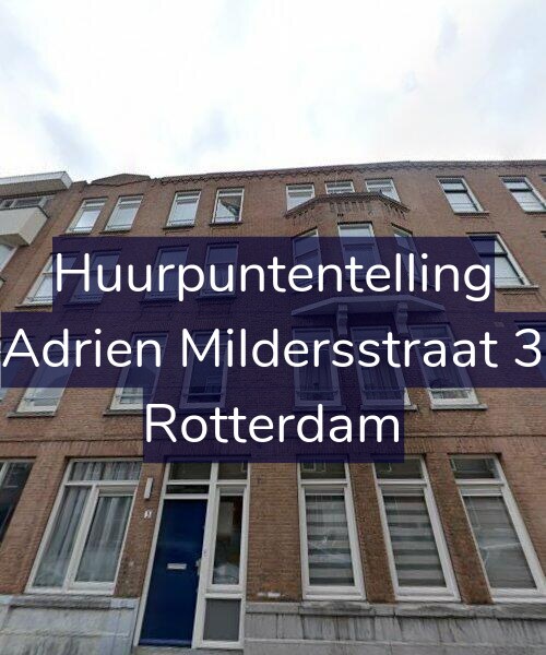 Foto gevel Huurpuntentelling voor Adrien Mildersstraat 3, Rotterdam