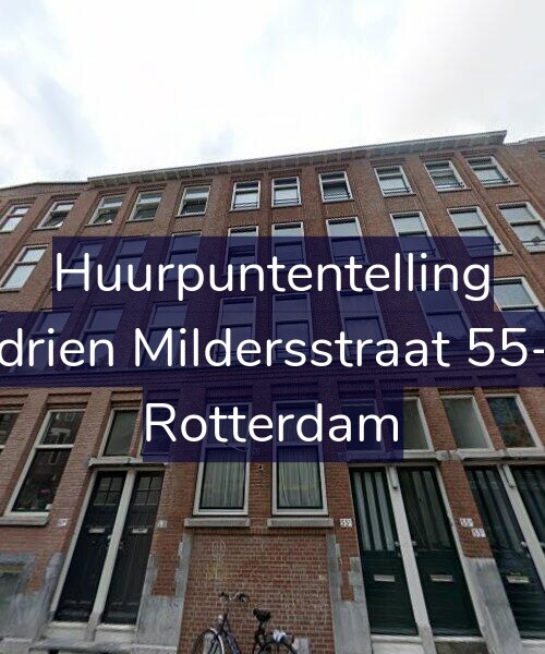 Foto gevel Huurpuntentelling voor Adrien Mildersstraat 55-B, Rotterdam