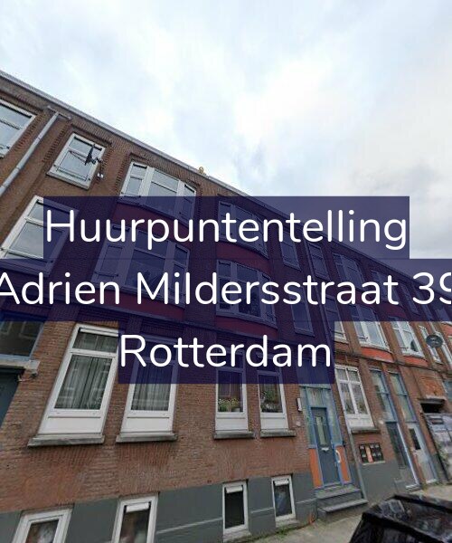 Foto gevel Huurpuntentelling voor Adrien Mildersstraat 39, Rotterdam