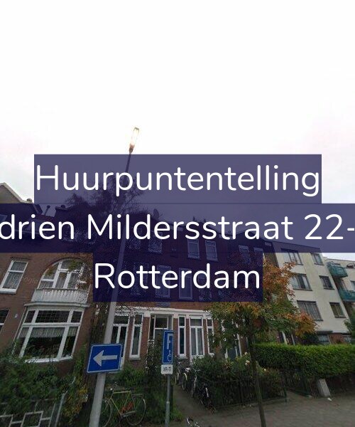 Foto gevel Huurpuntentelling voor Adrien Mildersstraat 22-B, Rotterdam