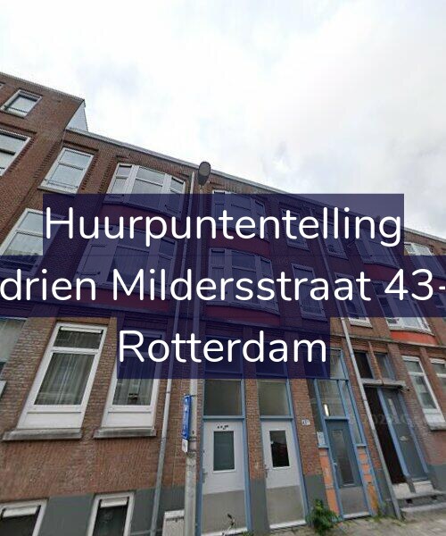 Foto gevel Huurpuntentelling voor Adrien Mildersstraat 43-E, Rotterdam